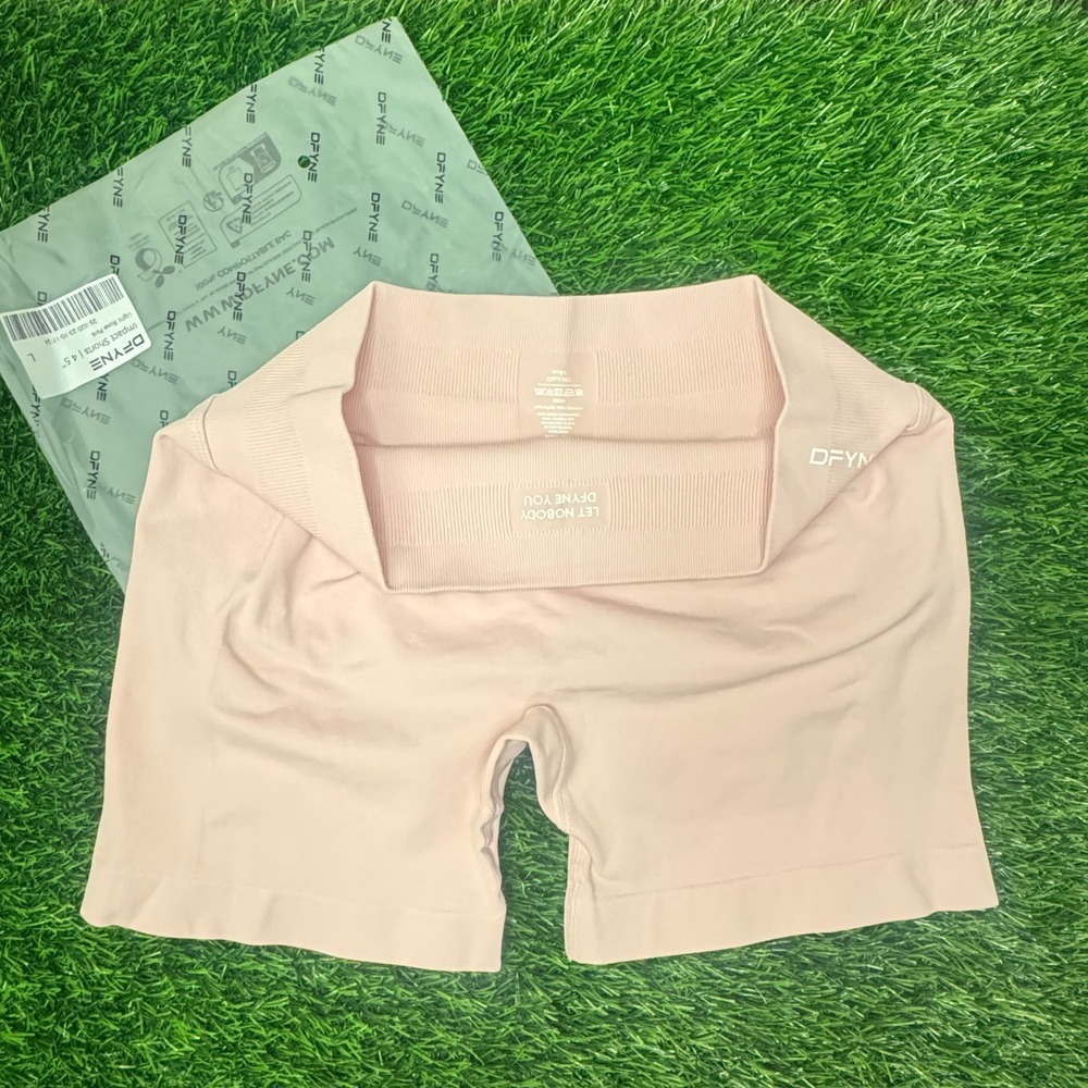 Dfyne impact shorts 4.5" light rose pink large - Picture 3 of 5